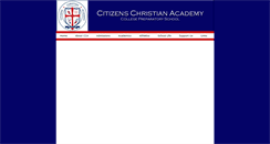 Desktop Screenshot of citizenschristianacademy.org